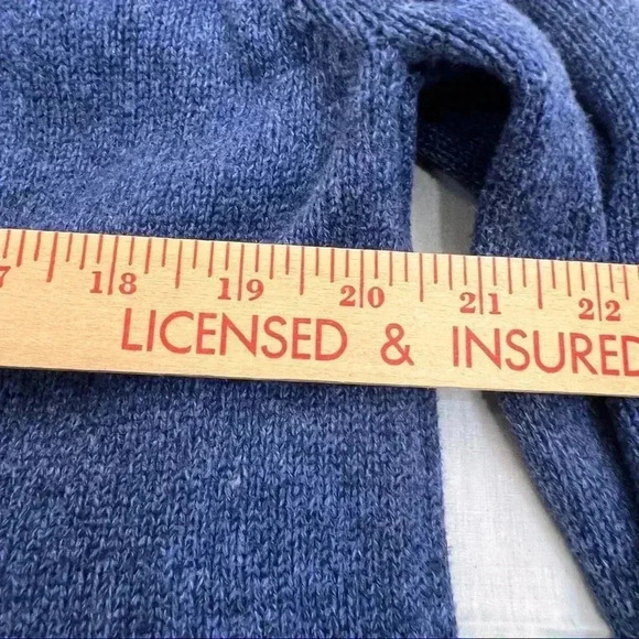 RODD GUNN Sweater Mens Sz M 1/4 Zip Knit Blue Pullover Australian Cotton Luxury - Picture 11 of 12